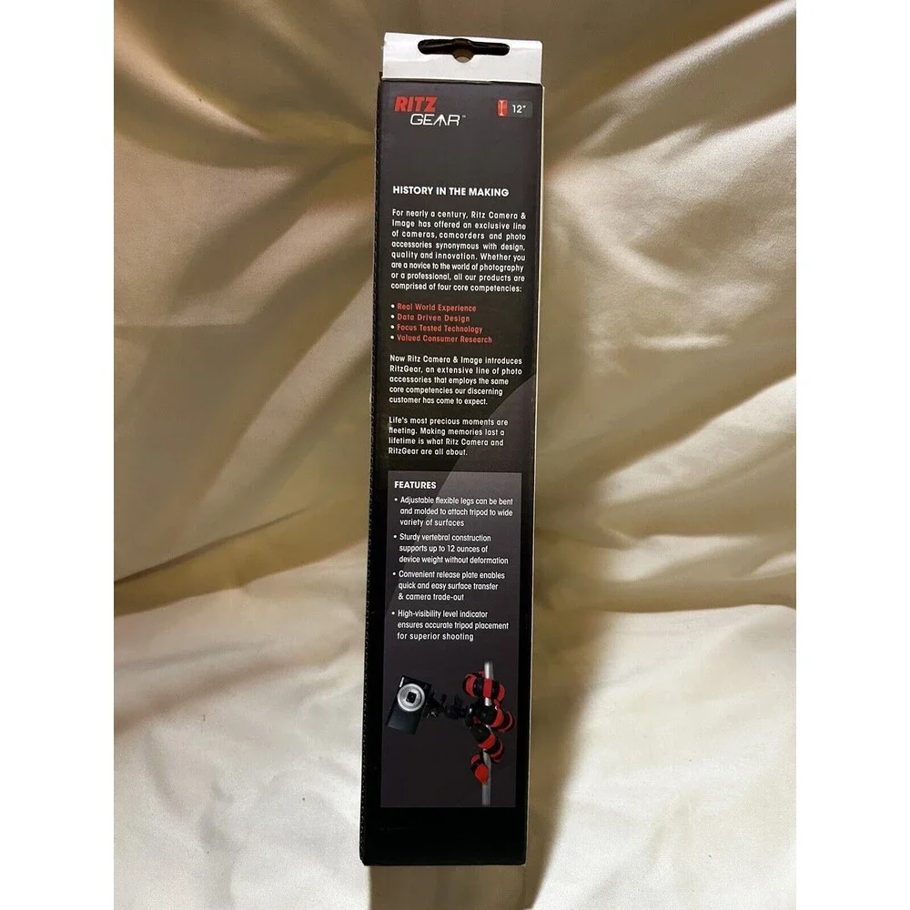 Ritz Gear Flexible Camera Tripod 12” Open Box